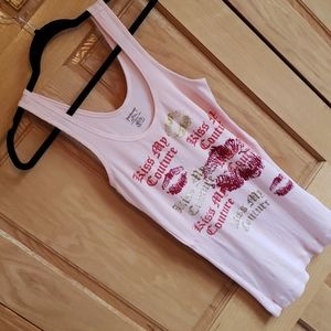 Juicy Couture, kiss my couture tank top 💋